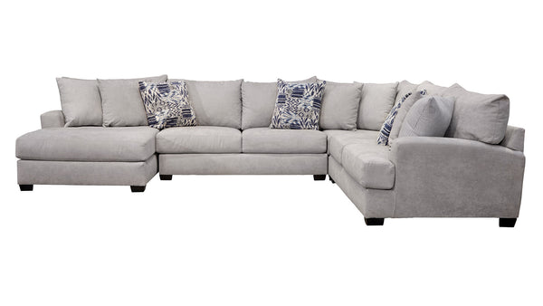 Sensation Dove Seccional con chaise longue a la izquierda